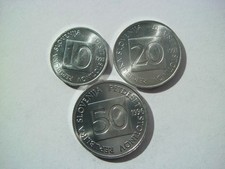 Slowenien - 10 + 20 + 50 Stotinov - 1993 + 1996 - alle unzirkuliert