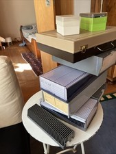 Diamagazine 36/50er Dias Aufbewahrungsboxen + 29 Rähmchen Magazine Konvolut