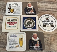 7 Beer Coasters ~German
