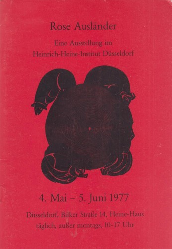 Katalog rose ausländer - katalog:,