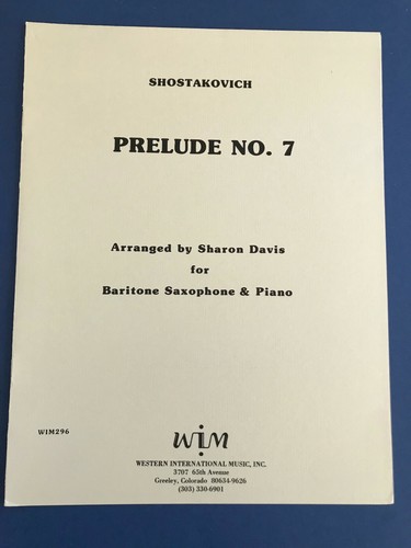 Prelude shostakovich - prelude, no.