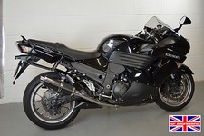 Kawasaki ZZR1400 Auspuff 2008-2011 SP Engineering Carbon rund Moto GP XLS