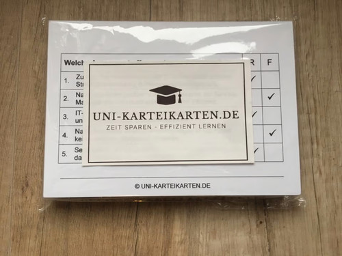 Uni karteikarten governance - uni, it-governance