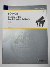 Noten.  Eötvös. Dances of the Brush-Footed Butterfly.   Für Klavier.