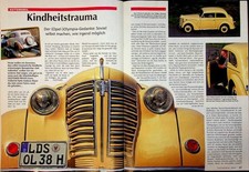 Oldtimer Praxis 2552) Opel Olympia Restaurierung - ein interessanter Bericht auf
