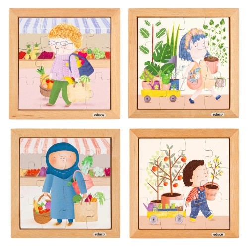 Meine einkaufstasche puzzle - einkaufstasche,
