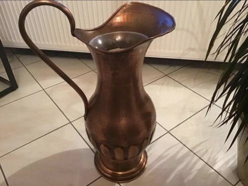 Kupfervase groß mit - kupfervase,
