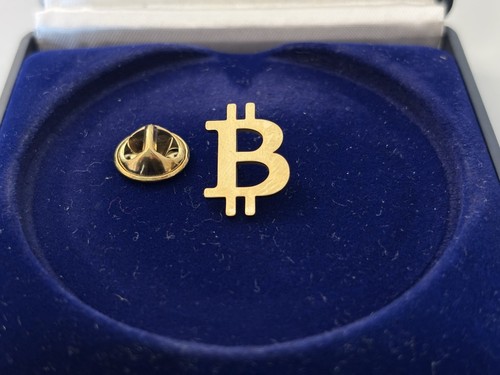 Bitcoin button pin - button, /