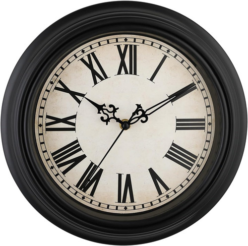 Klassische retro wanduhr 25cm - klassische,