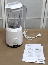 Braun JB1000WH PowerBlend 1 Standmixer mit 1,5 l Mixaufsatz 600W weiss