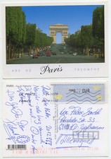 45467 - Paris - Arc de Triomphe - Ansichtskarte, gelaufen 
