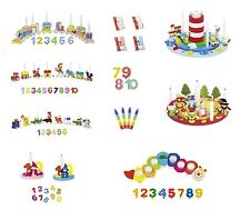 Goki Geburtstagszug Kerzen Kranz Zahlen Kindergeburtstag Geburtstag Kind DEKO