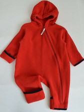 JAKO-O Overall Gr. 68/74 Fleece rot kuschelig Wagen Anzug Polartec Einteiler