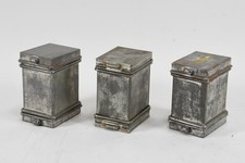 Q45A16- 3x alte Zinkdose Vorratsdose