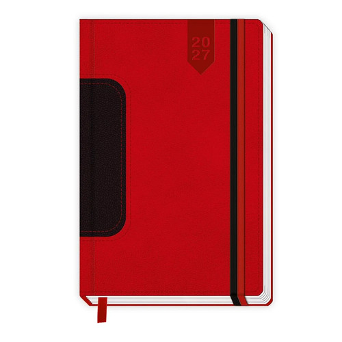 Trötsch buchkalender a5 rot - a5,