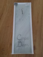 Wanduhr, Größe 20cm mal60cm Farbe Weiss,Eurographics,Neu