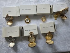 7x Taschenuhr Hosenuhr Sammlung + Verpackung, Unbenutzt Goldfarben Uhren