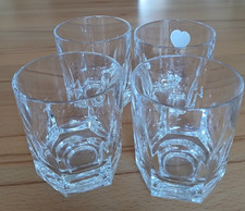 4 Kristall Whisky Gläser von