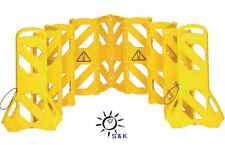 RUBBERMAID Mobile  Absperrung 16 Elemente H1000xB600xT350mm gelb Polyethylen 