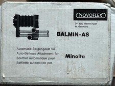 Novoflex Balmin -AS  Balgengerät mit Noflexar 4/60 mm und  4/105 mm für Minolta