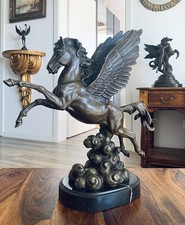 Bronzefigur pegasus bronze - bronzefigur,