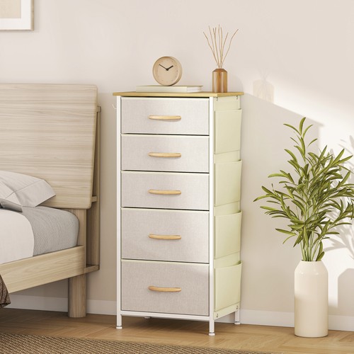 Homcom kommode schrank mit - kommode,