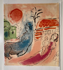 marc chagall original lithographie 1957