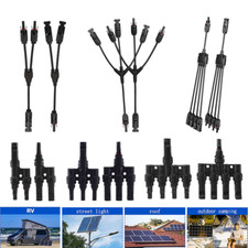 Y-Stecker T 2/3/4-Verbinder Solarstecker für Kabel PV Stecker Verteiler