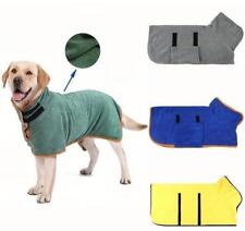Hundebademantel Mikrofaser Klettverschluss Haustiermantel Bademantel Hunde DE