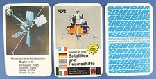 Werbe-Quartett - Satelliten Raumschiffe -MBB Messerschmitt-Bölkow-Blohm Schmid 2