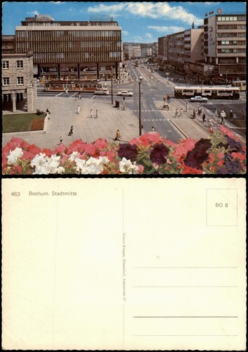 Ansichtskarte bochum city - bochum,