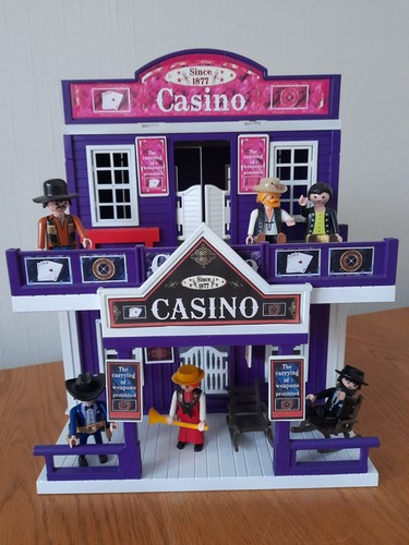 Playmobil western haus casino - western,