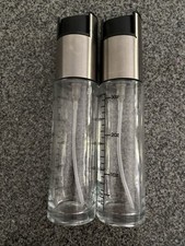 Essig-/Öl-Sprüher, No-Name Produkt aus Glas mit Silber-Schwarzem Sprühkopf-gebr.