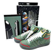 Adidas Top Ten Hi Star Wars Boba Fett - 43 1/3 - Neu - The Empire Strikes Back
