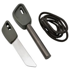 Feuerstarter Wildo® Fire-Flash® Pro Large Oliv Feuerstahl Outdoor Survival Tool