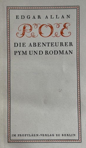 Buch edgar allan poe die - poe,