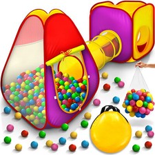 Spielzelt +Tunnel + 200 Bälle