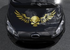 Aufkleber Totenkopf Auto Skull