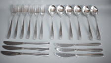 WMF Cromargan Heilbronn 6 Personen 18 Teile Messer Gabel Löffel FAch #AA5
