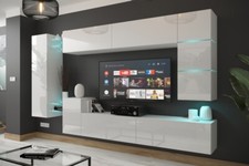 Moderne Wohnwand Möbelset
