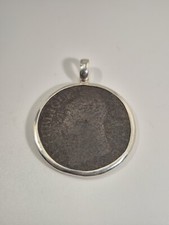 Anhänger Silber 925 antike Münze Frankreich Unikat 52