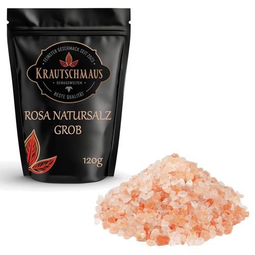 120g rosa natursalz grob - 120g,