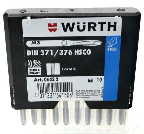 10x würth - würth, m3