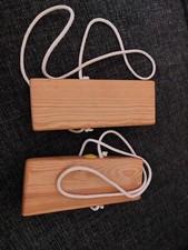 Orig Erzi Echtholz-Balancierstelzen,Gleichgewicht Motorik,Balance,Koordination