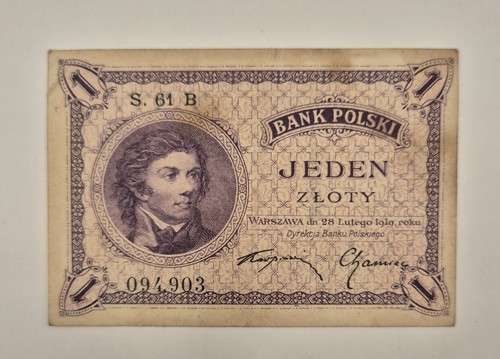 Polen banknote zloty 1919 - banknote,