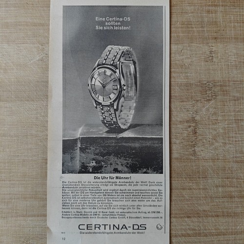 Certina uhr 1964 - ds,