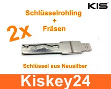 2x Ersatz Schlüssel mit