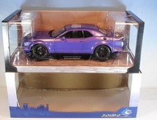 Solido 1/18 Dodge Challenger R/T Scat Pack Widebody purple / lila OVP #5202