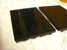 Nero Assoluto 2cm stark Entkopplungsplatte Gerätebasis Lautsprecher Granit Stein