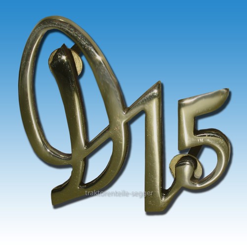 Deutz emblem messing d15 - ,